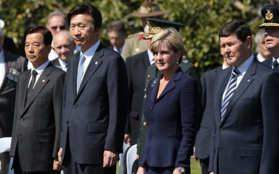 S. Korea, Australia to boost defense cooperation