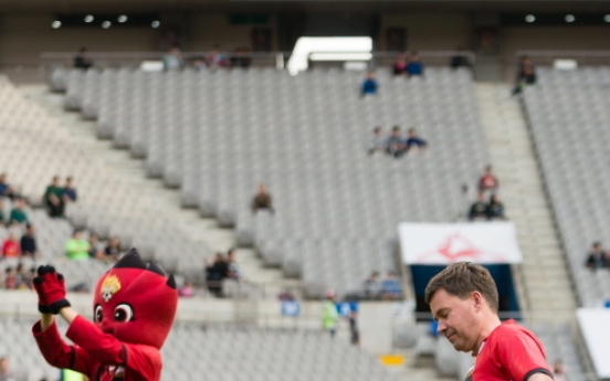 McDonald's opens soccer match