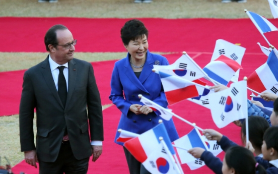 Korea, France agree to upgrade ties on economy, culture