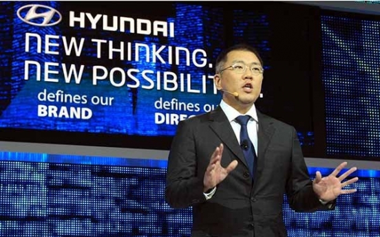 Hyundai Motor heir Chung raises his stake in company