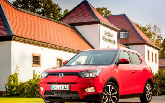 Ssangyong Motor drives sales in Europe with Tivoli