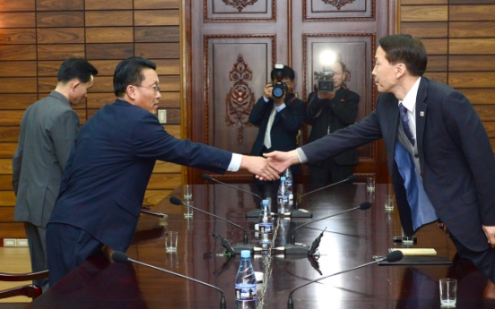 Two Koreas hold rare working-level talks