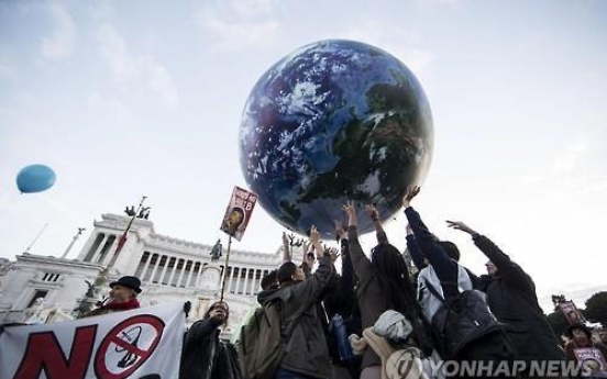 '지구를 지켜라' 파리 기후총회 맞아 175개국 68만명 시위