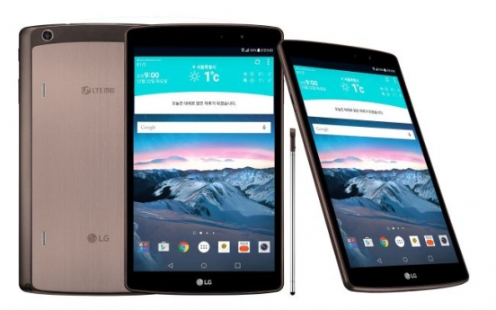 [Photo News] LG unveils new G PAD tablet with LTE support