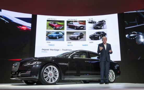 Jaguar launches new XJ luxury sports sedan