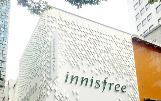 Innisfree overtakes  Face Shop