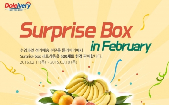 Dole to offer ‘Surprise Box’ promotions this month