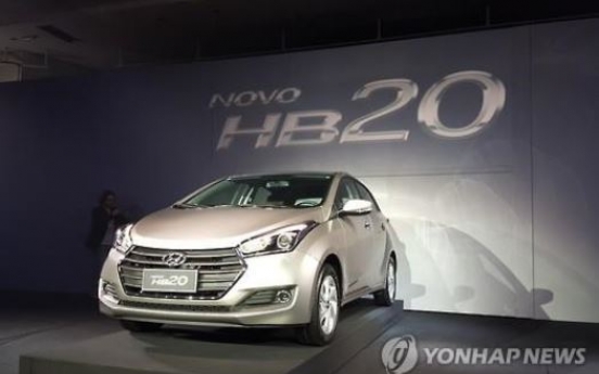 Hyundai Motor posts record-high market share in Brazil