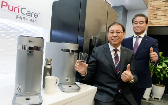 LG seeks synergy in refrigerators, water purifiers