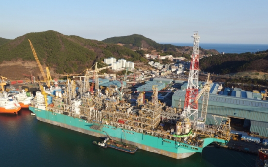 DSME completes construction of world's first offshore LNG plant