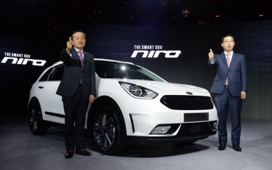 Kia Motors aims to sell 40,000 hybrid SUV Niro this year