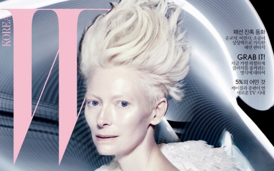 Tilda Swinton, new face of Korean department store