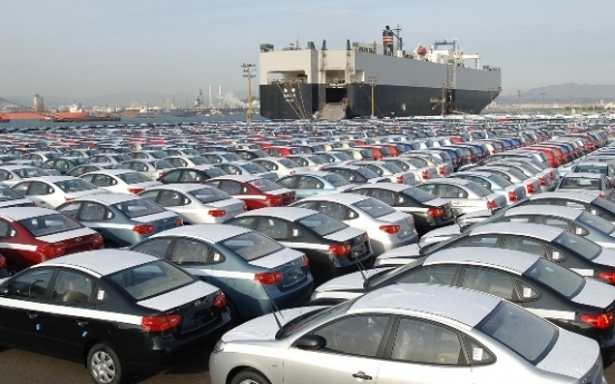 S. Korea’s automobile exports dip 13% in H1