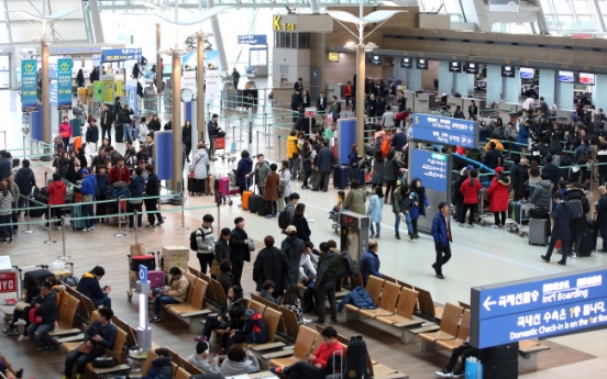 Incheon Airport sees more int’l flyers but fewer transfers