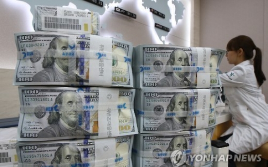 Korea's foreign currency deposits rise to 5-month high in April