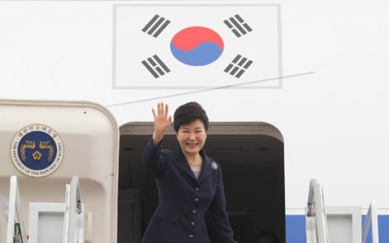 Park leaves for Ethiopia on first leg of four-nation tour