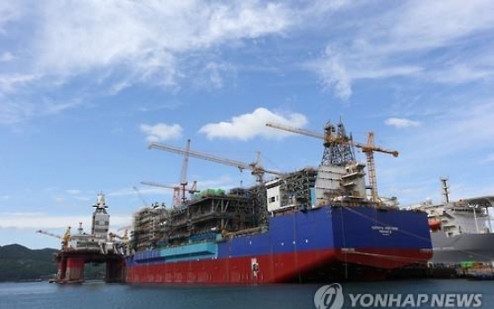 Top nine shipyards sit on over 100 trillion won of debt