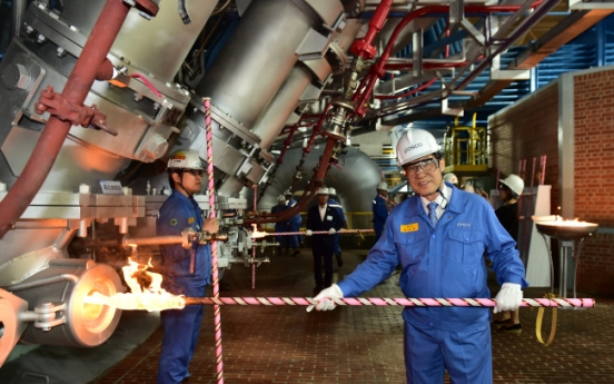 [Photo News] POSCO’s enlarged blast furnace