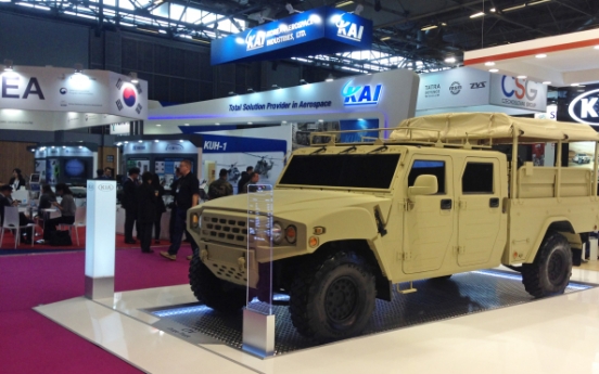 Korean firms demonstrate military tech