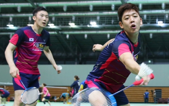 Korean badminton duo eyeing gold, rebirth in Rio