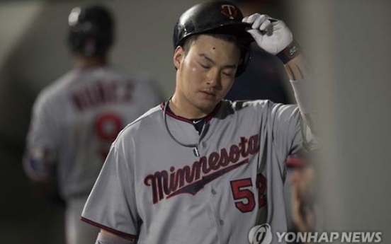 Twins' Park Byung-ho falls to Mendoza Line after hitless day