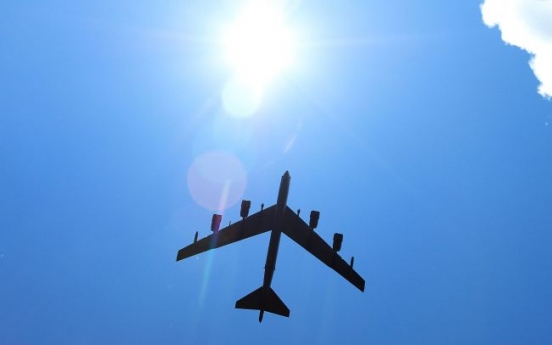 U.S. sends 2 nuclear bombers to fly in skies near S. Korea last month