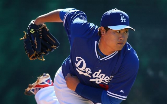 Dodgers' Ryu Hyun-jin expects butterflies in season debut