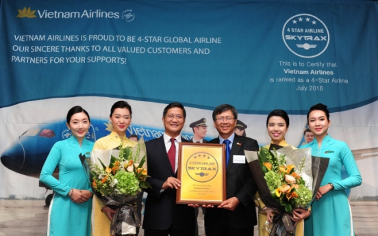 Vietnam Airlines recognized as 4-star airline