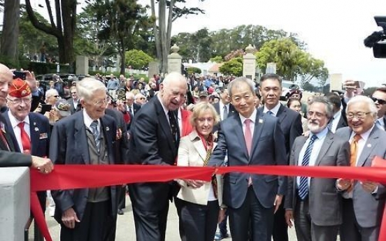 Korean War monument unveiled in San Francisco