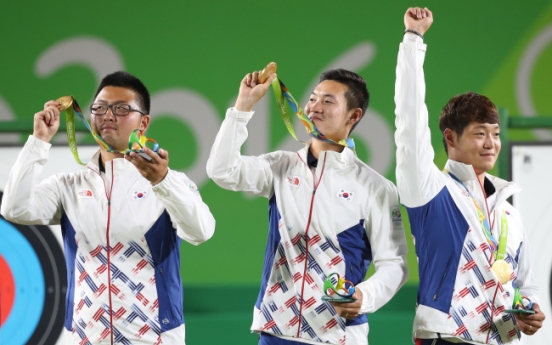 First gold comes from men's archery; Judoka takes surprise silver