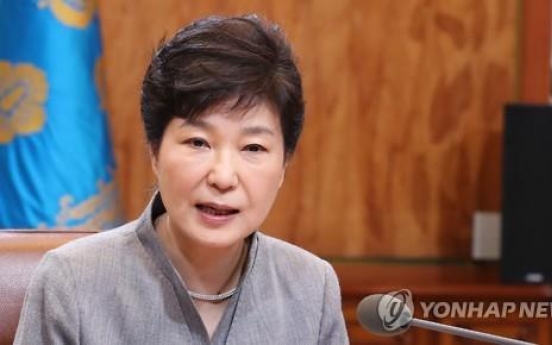 Park takes swipe at opposition lawmakers