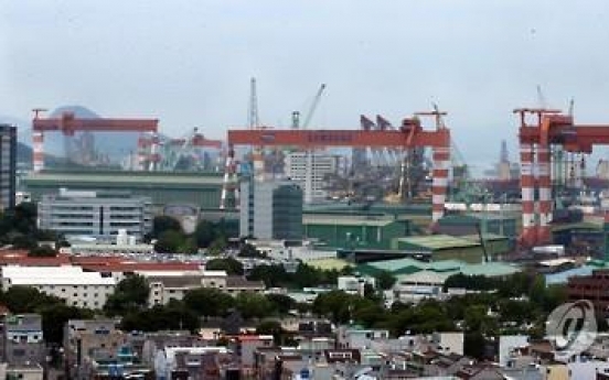 Shipbuilders' order backlog falls further in July