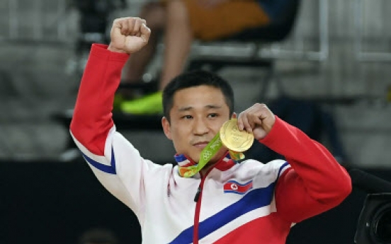 North Korean gymnast wins vault gold