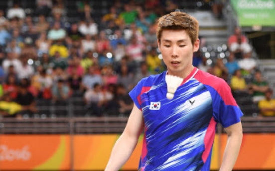 Korean man eliminated in badminton singles quarters