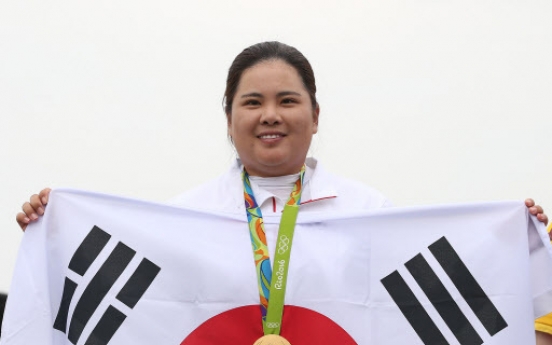 Korean Park In-bee wins gold in women's golf