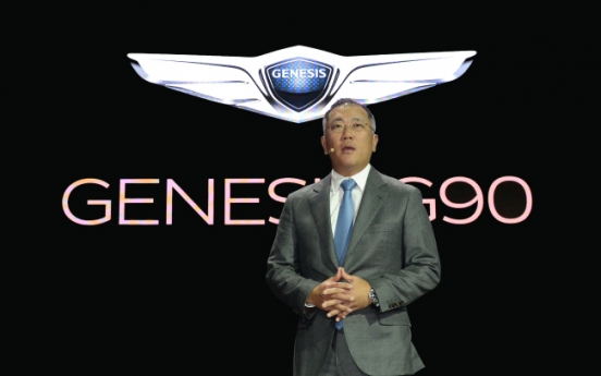 [HYUNDAI SUCCESSION] Genesis success to determine fate of Hyundai Motor heir Chung Eui-sun