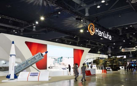 [Photo news] Hanwha showcases weapon systems