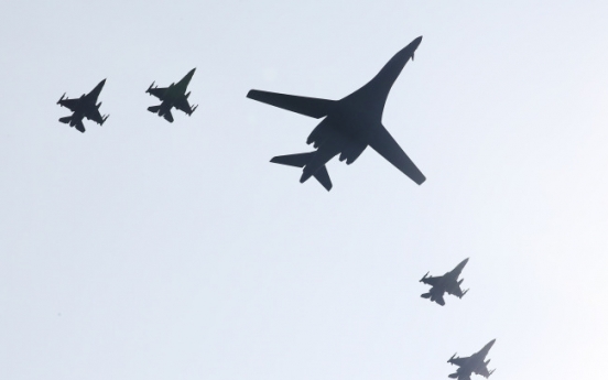 NK bristles at US supersonic bomber flyover