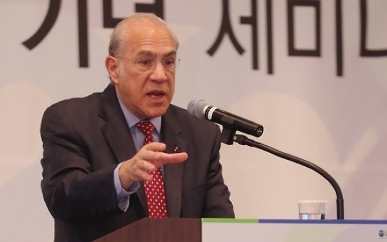 OECD head cites population aging as most daunting challenge for Korea