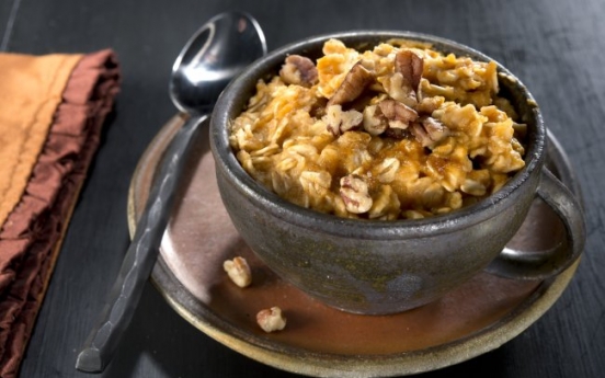 Porridge with a dash of pumpkin spice can be just right for breakfast