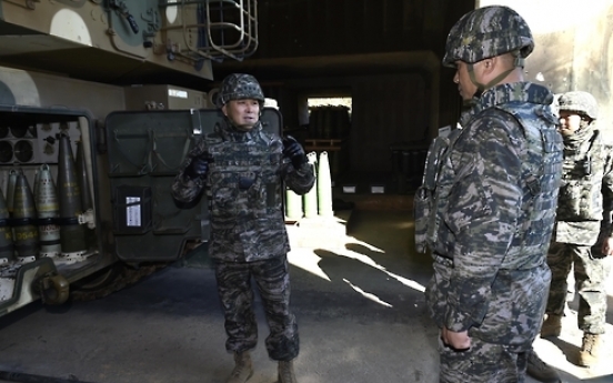 Marine Corps chief inspects western front-line troops