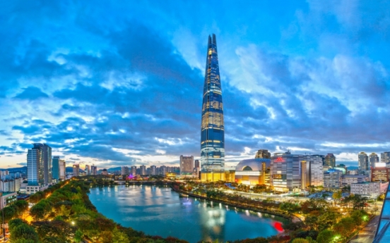 Lotte World Tower completed