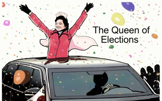 [Cartoon] Queen of elections