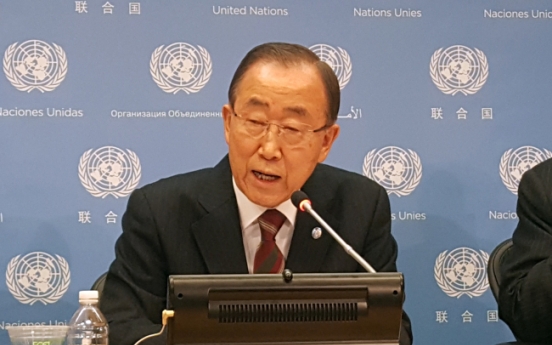 Former UN chief Ban seen as distancing himself from Park