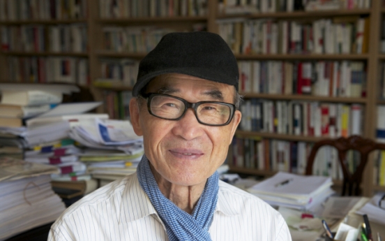 Korean poet Ko Un to be honored by Italy's Fondazione Roma