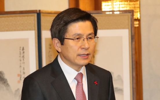 Hwang renews calls for parties' support in stabilizing state affairs