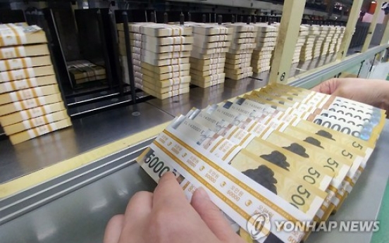 Banknotes in circulation reach nearly W100tn won last year