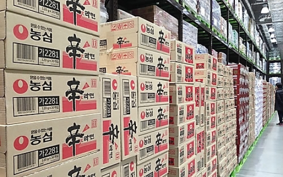 Ramyeon exports nearly triple over past decade