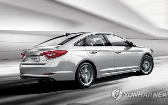 Hyundai Motor to unveil facelift model of Sonata mid-sized sedan next month