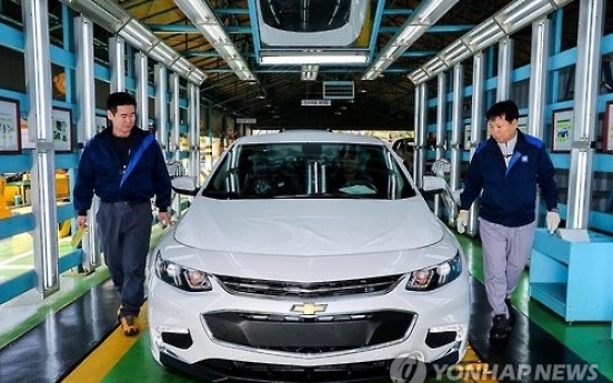 GM Korea's January sales down 4.8% on-year